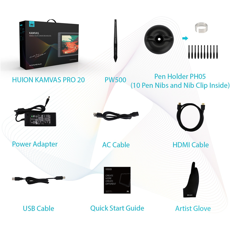 Huion KAMVAS Pro 20, фото 8