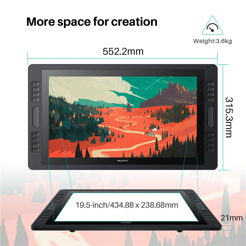 Huion KAMVAS Pro 20, фото 5