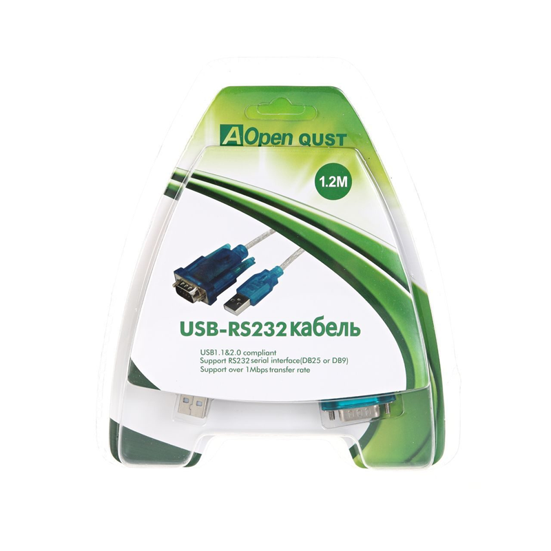 AOpen USB 2.0 Type-AM - COM(RS232) 9M, фото 3