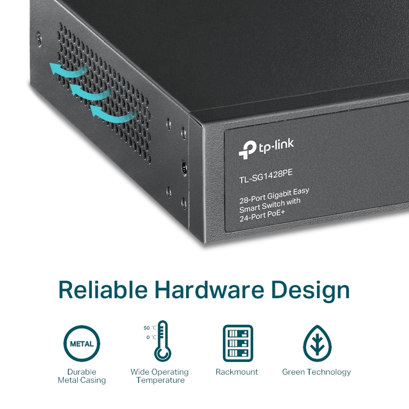 TP-Link TL-SG1428PE, фото 7