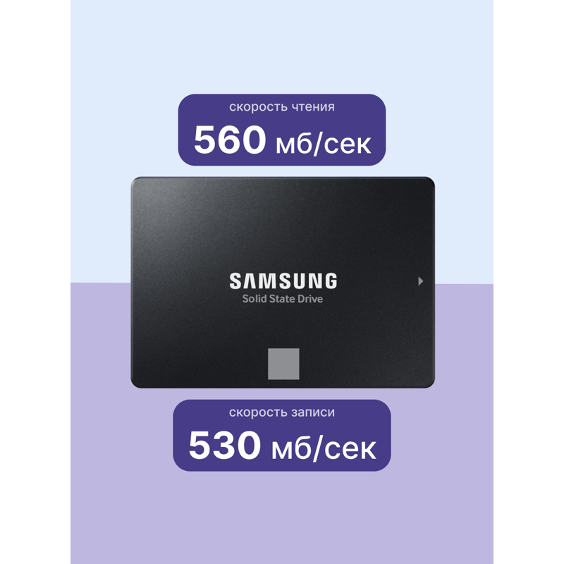 Samsung 870 EVO 2TB (MZ-77E2T0BW), фото 3