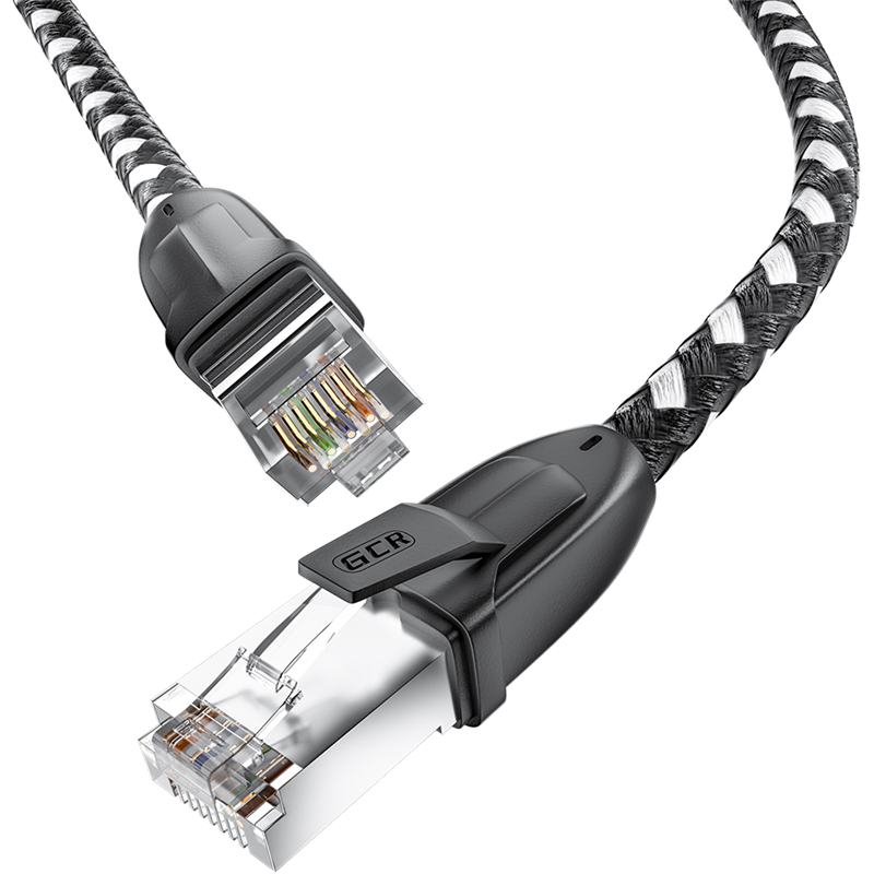 Greenconnect RJ45(m) - RJ45(m) Cat.6 3м черно-белый, фото 3