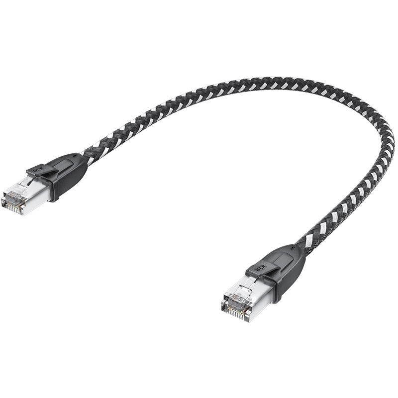Greenconnect RJ45(m) - RJ45(m) Cat.6 3м черно-белый, фото 4