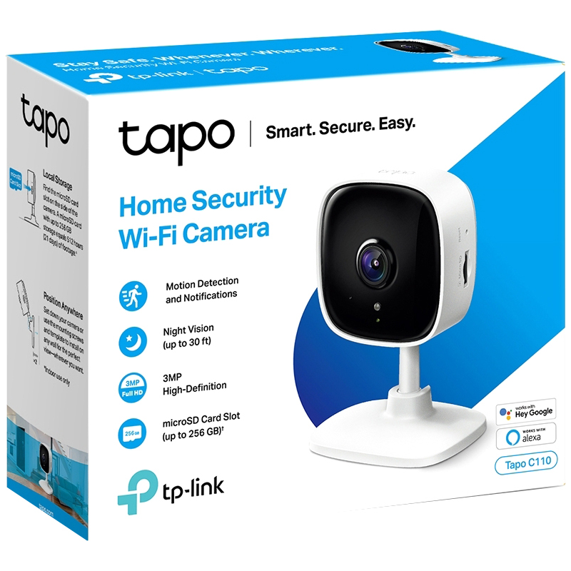 Камера видеонаблюдения IP внутренняя Tp-Link Tapo C110, фото 2