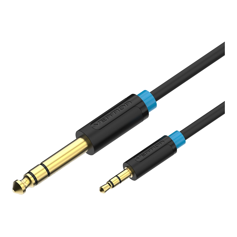 Кабель Vention jack 6.5 mm(m)/mini jack 3.5 mm(m) - 2 м (BABBH), фото 2