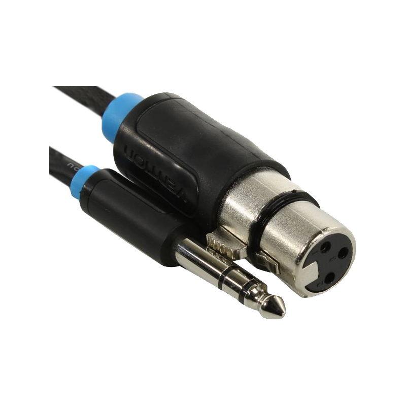 Кабель Vention jack 6.5 mm(m)/XLR(f) - 2 м (BBEBH), фото 3