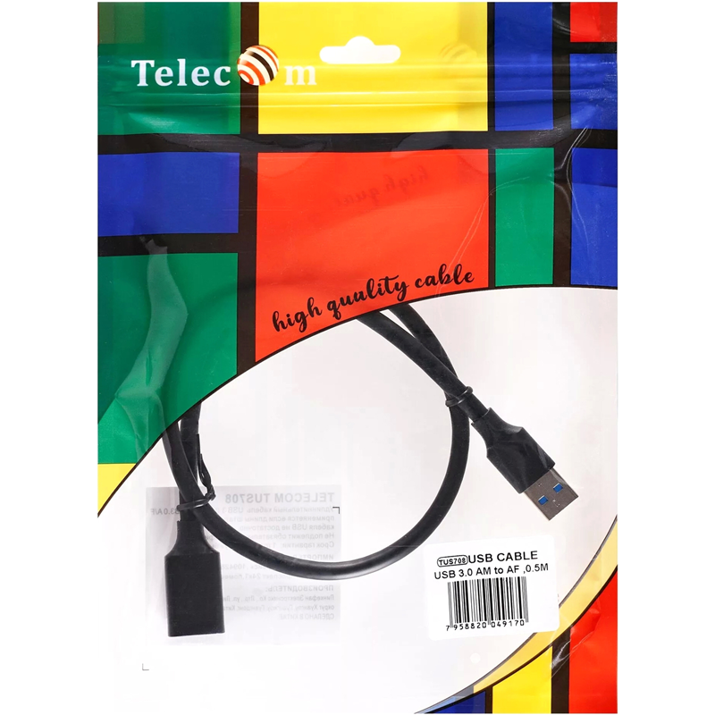 Кабель Telecom 0.5 м (TUS708-0.5M), фото 3
