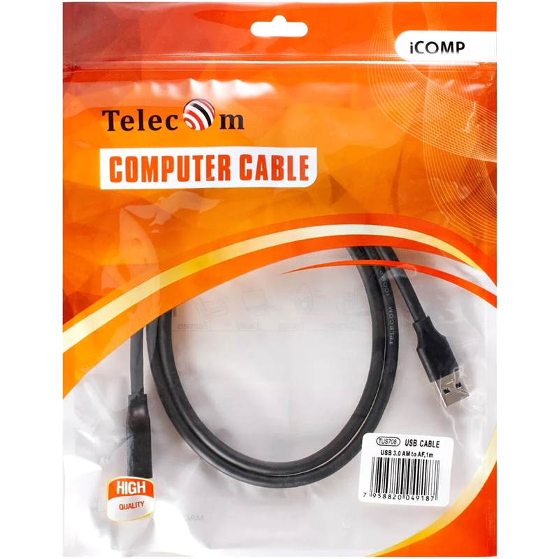 Кабель Telecom 1 м (TUS708-1M), фото 3