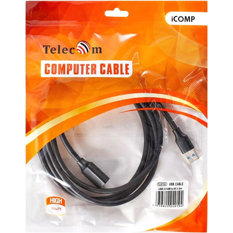 Кабель Telecom 1.8 м (TUS708-1.8M), фото 3