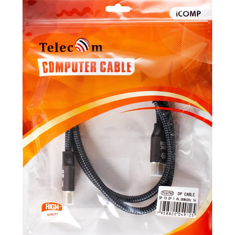 Кабель Telecom DisplayPort (m)/DisplayPort (m) - 1 м (TCG750-1M), фото 8