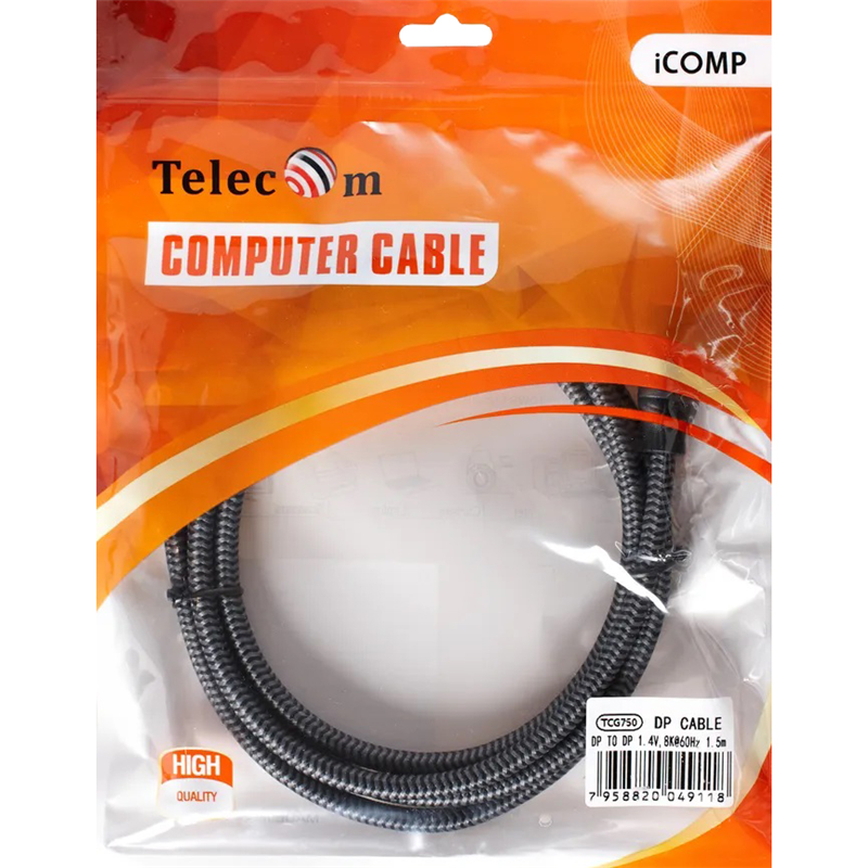 Кабель Telecom DisplayPort (m)/DisplayPort (m) - 1.5 м (TCG750-1.5M), фото 8