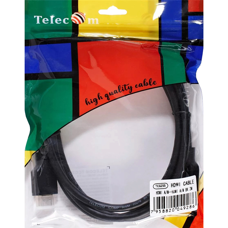 Кабель Telecom HDMI (m)/HDMI (m) - 2 м (TCG255-2M), фото 7