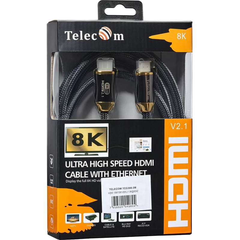 Кабель Telecom HDMI (m)/HDMI (m) - 3 м (TCG300-3M), фото 8