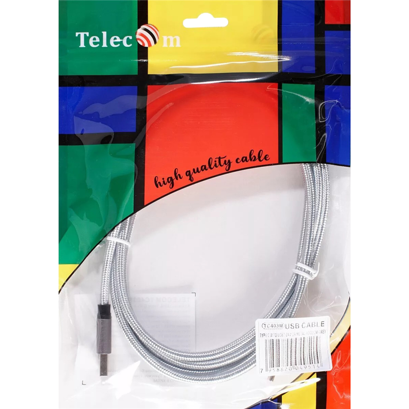 Адаптер-переходник Telecom USB 3.1 Type C M/USB 3.0 Type A M(TC403M-2M), фото 7