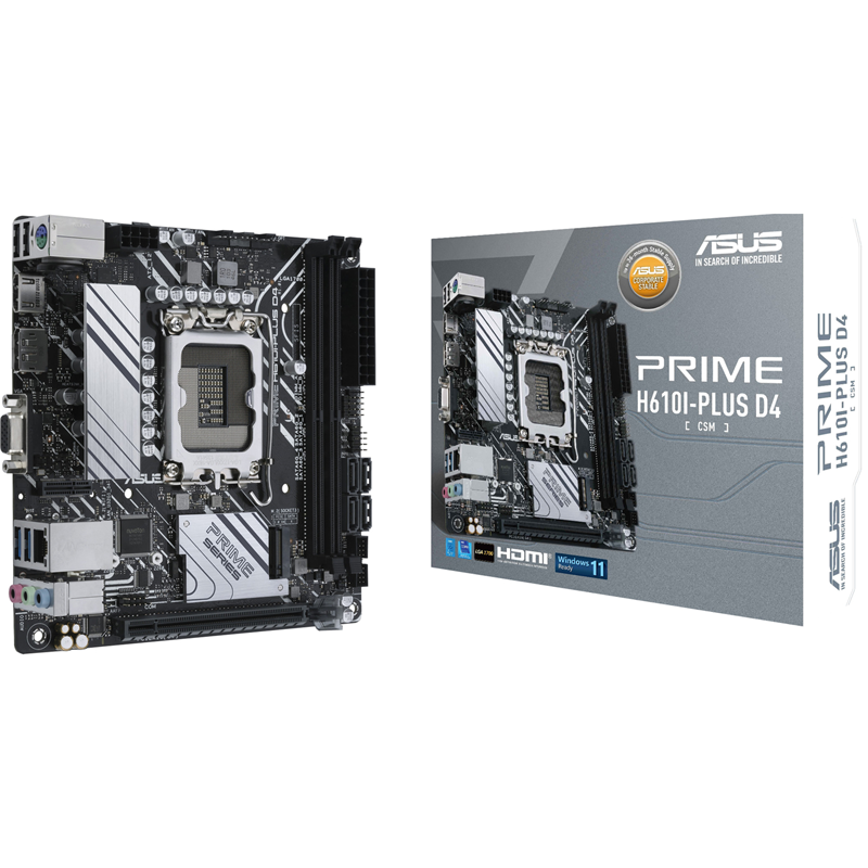 ASUS PRIME H610I-PLUS D4-CSM (90MB1B20-M0EAYC), фото 6